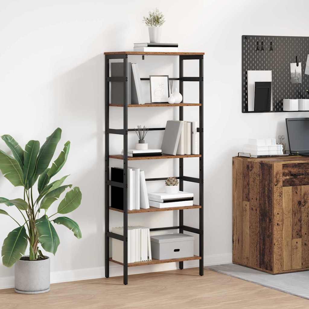 Bookshelf Old Wood 60 x 29.5 x 149 cm Engineered Wood
