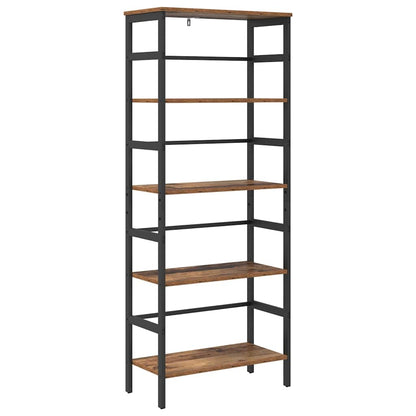 Bookshelf Old Wood 60 x 29.5 x 149 cm Engineered Wood