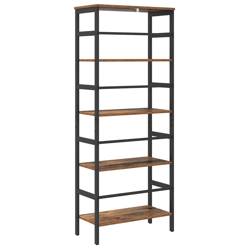 Bookshelf Old Wood 60 x 29.5 x 149 cm Engineered Wood