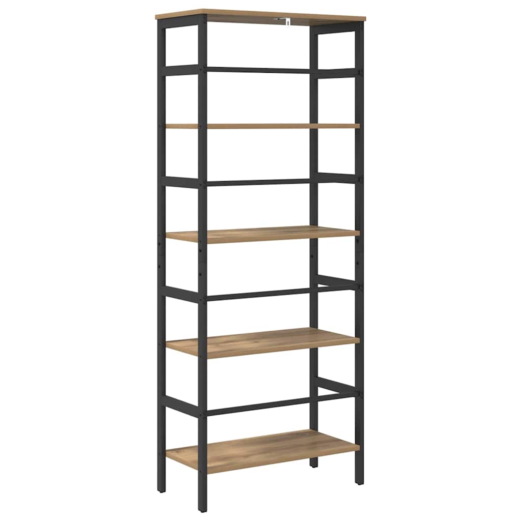 Bookshelf Artisan Oak 60 x 29.5 x 149 cm Engineered Wood