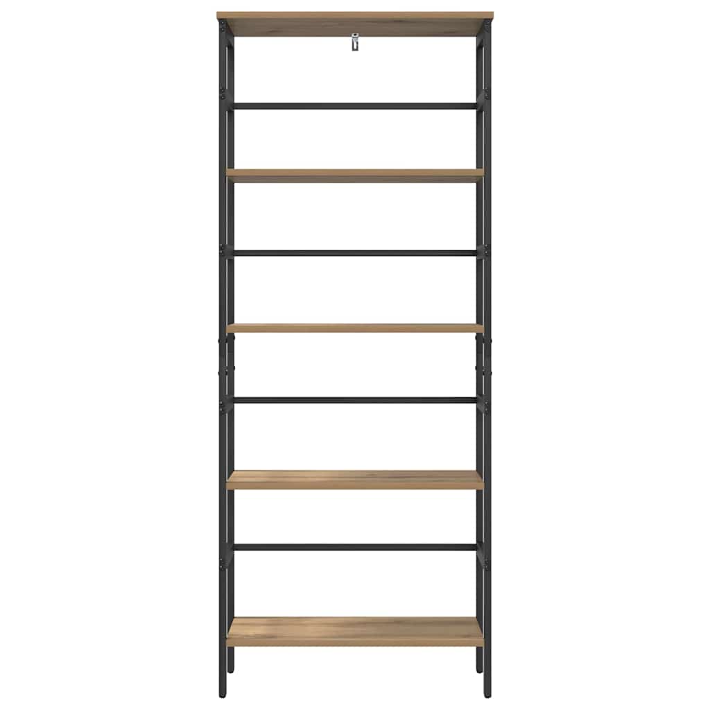 Bookshelf Artisan Oak 60 x 29.5 x 149 cm Engineered Wood