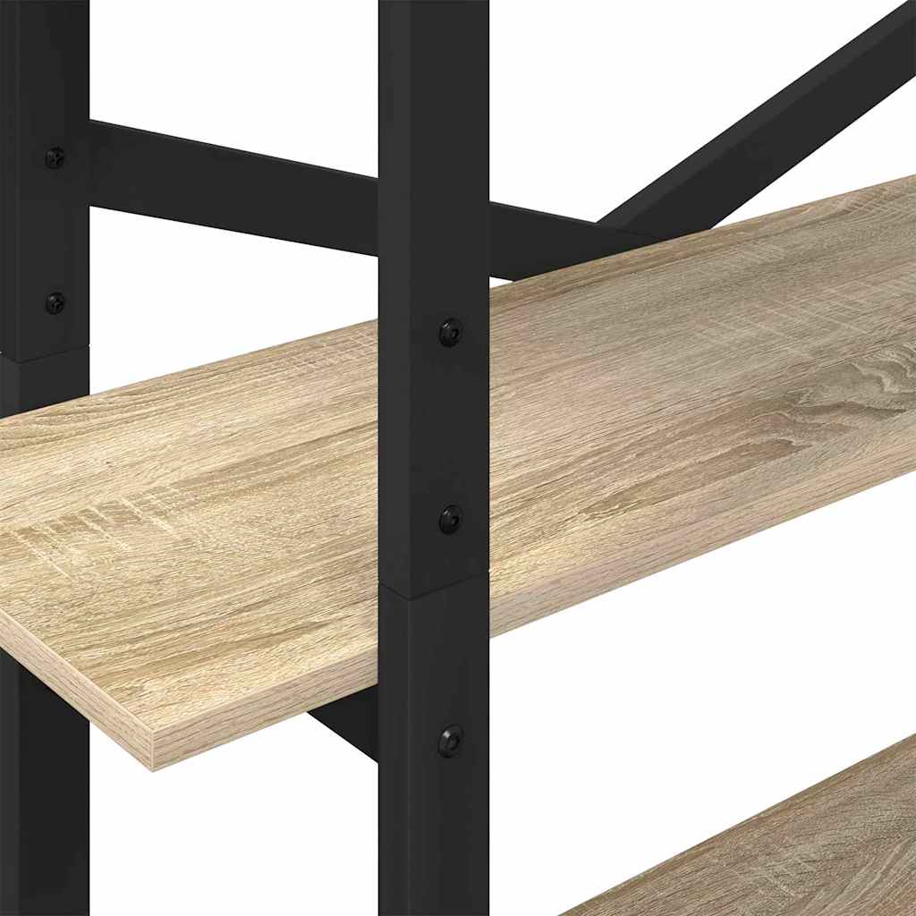 Bookshelf 5-Tier 100 x 33.5 x 178 cm Engineered Wood Sonoma Oak
