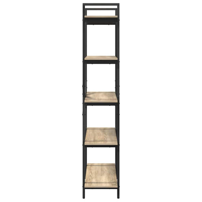 Bookshelf 5-Tier 100 x 33.5 x 178 cm Engineered Wood Sonoma Oak