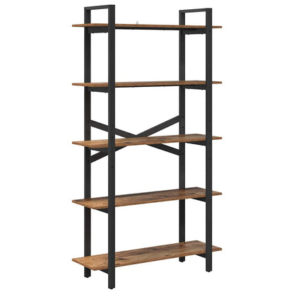 Bookshelf Old Wood 100 x 33.5 x 178 cm Engineered Wood