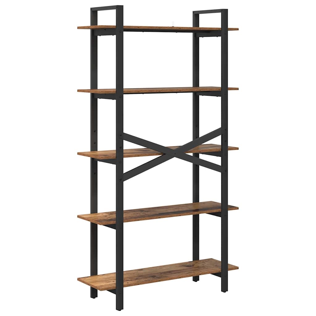 Bookshelf Old Wood 100 x 33.5 x 178 cm Engineered Wood