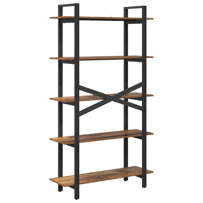 Bookshelf Old Wood 100 x 33.5 x 178 cm Engineered Wood