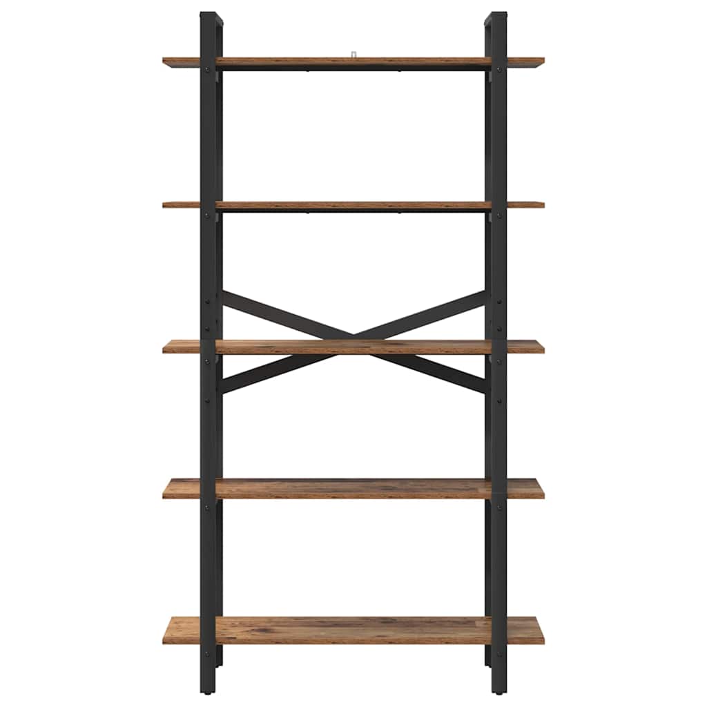 Bookshelf Old Wood 100 x 33.5 x 178 cm Engineered Wood