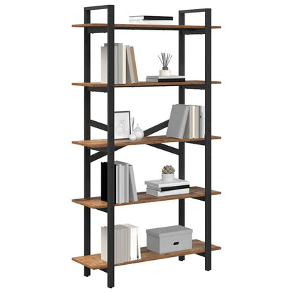 Bookshelf Old Wood 100 x 33.5 x 178 cm Engineered Wood