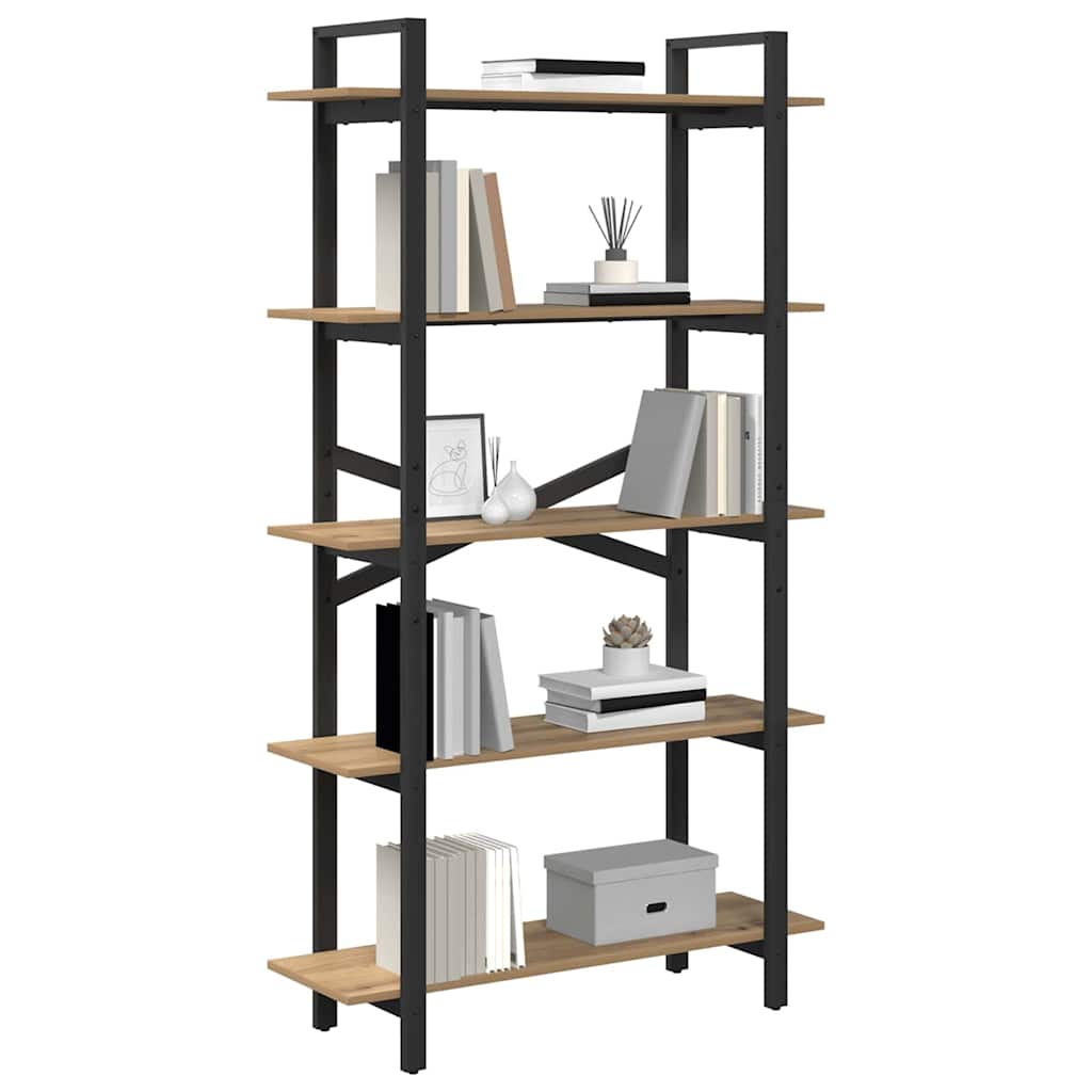 Bookshelf Artisan Oak 100 x 33.5 x 178 cm Engineered Wood
