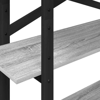 Bookshelf 4-Tier 100 x 33.5 x 140 cm Engineered Wood