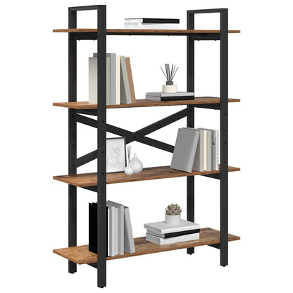 Bookshelf Old Wood 100 x 33.5 x 140 cm Engineered Wood