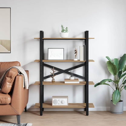 Bookshelf Artisan Oak 100 x 33.5 x 140 cm Engineered Wood