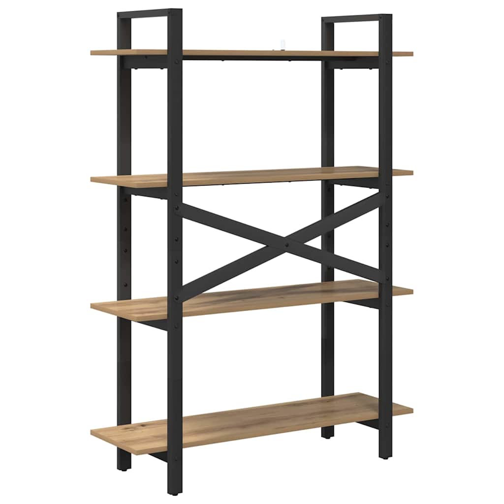 Bookshelf Artisan Oak 100 x 33.5 x 140 cm Engineered Wood
