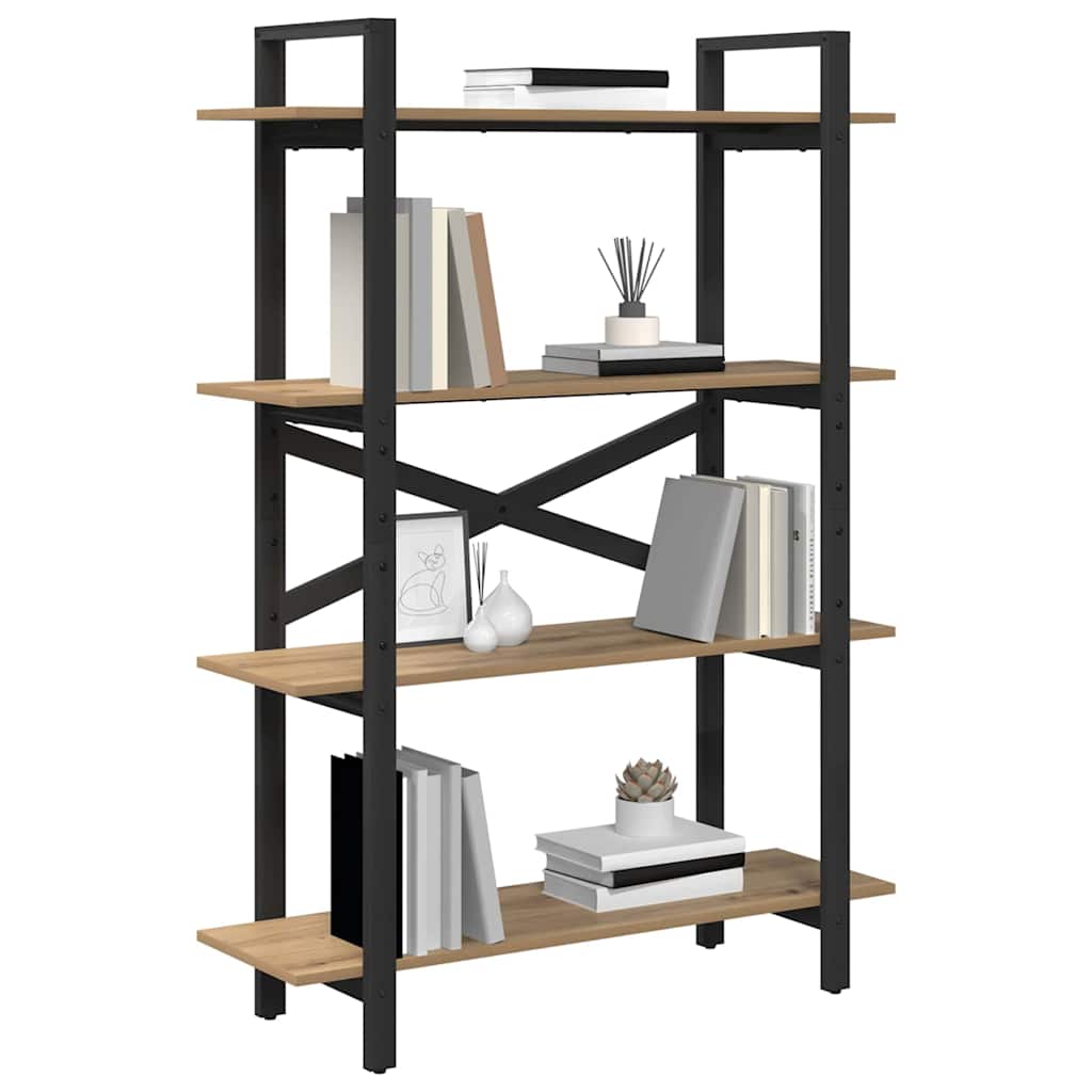 Bookshelf Artisan Oak 100 x 33.5 x 140 cm Engineered Wood