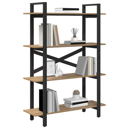 Bookshelf Artisan Oak 100 x 33.5 x 140 cm Engineered Wood