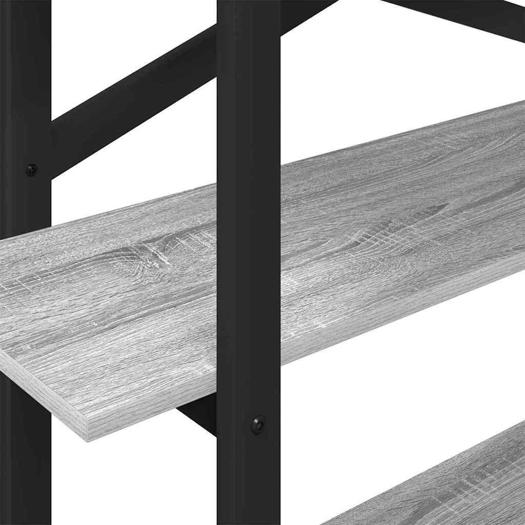 Bookshelf 3-Tier 100 x 33.5 x 102 cm Engineered Wood