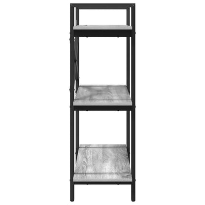 Bookshelf 3-Tier 100 x 33.5 x 102 cm Engineered Wood