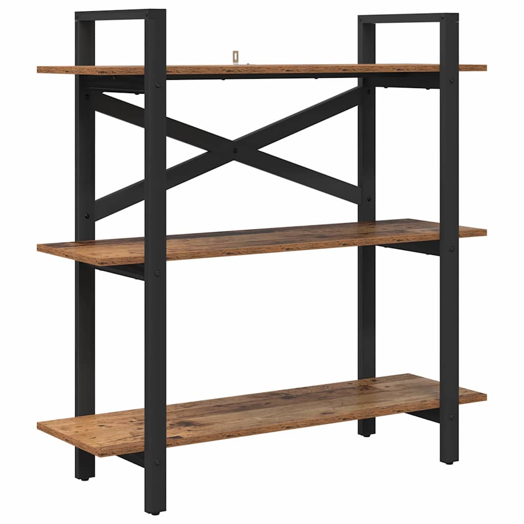 Bookshelf Old Wood 100 x 33.5 x 102 cm Engineered Wood