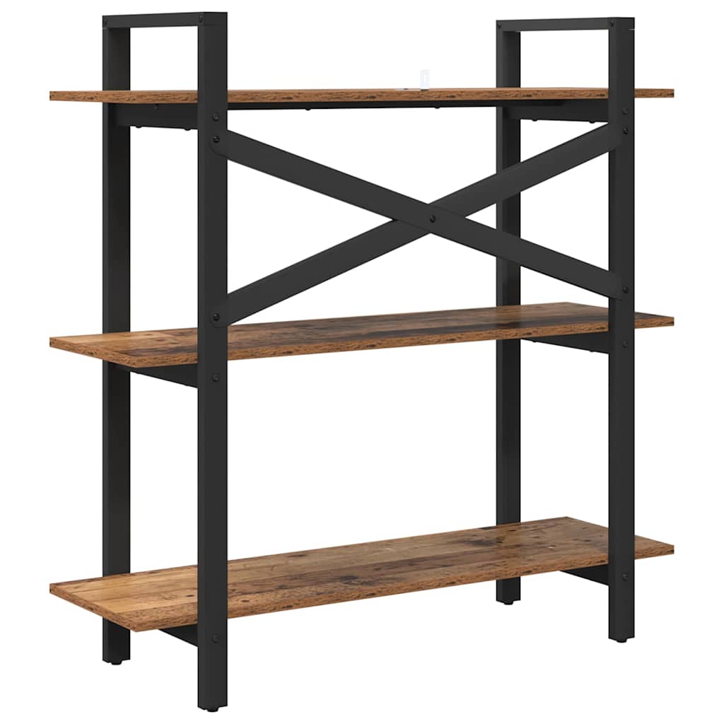 Bookshelf Old Wood 100 x 33.5 x 102 cm Engineered Wood
