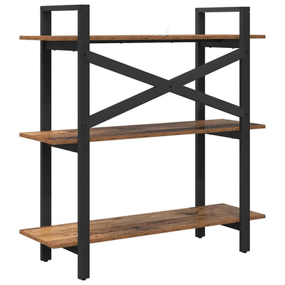 Bookshelf Old Wood 100 x 33.5 x 102 cm Engineered Wood