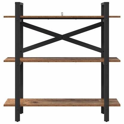 Bookshelf Old Wood 100 x 33.5 x 102 cm Engineered Wood