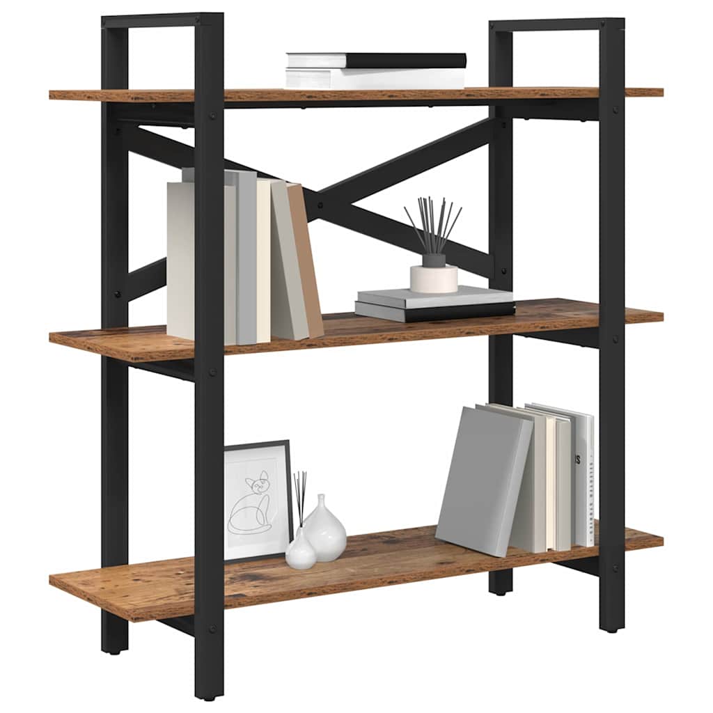 Bookshelf Old Wood 100 x 33.5 x 102 cm Engineered Wood