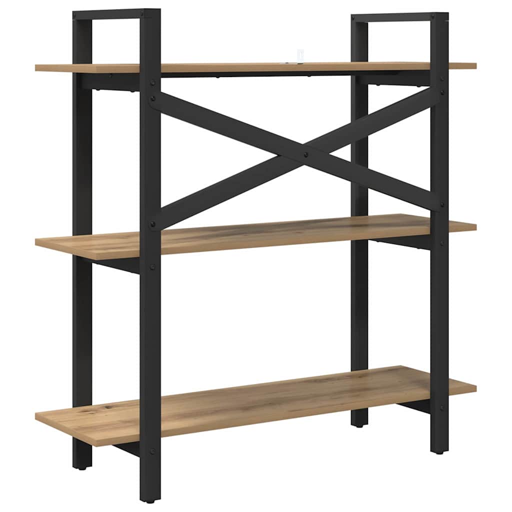 Bookshelf Artisan Oak 100 x 33.5 x 102 cm Engineered Wood