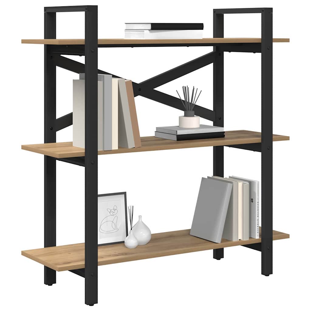 Bookshelf Artisan Oak 100 x 33.5 x 102 cm Engineered Wood