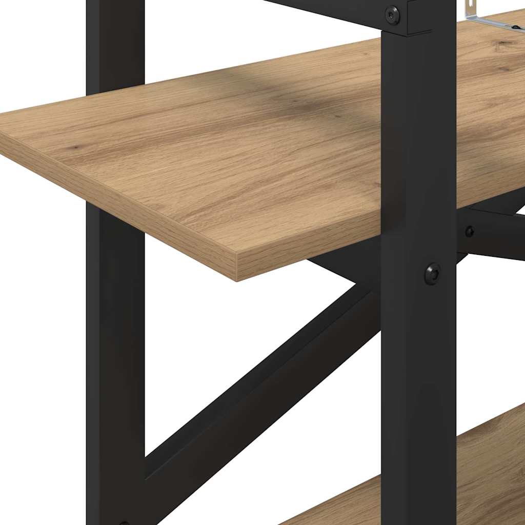 Bookshelf Artisan Oak 100 x 33.5 x 64 cm Engineered Wood