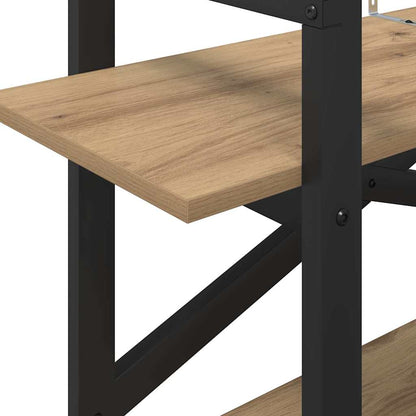 Bookshelf Artisan Oak 100 x 33.5 x 64 cm Engineered Wood