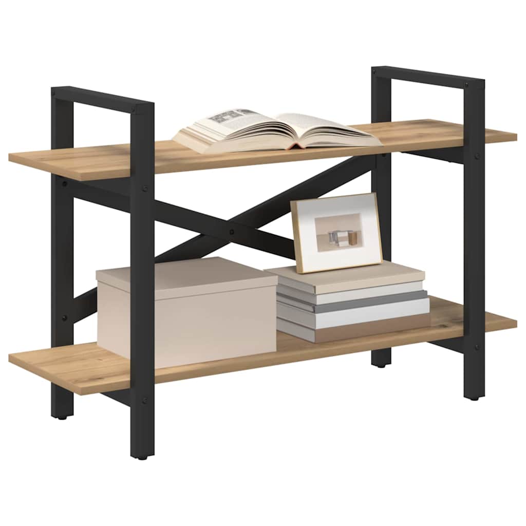 Bookshelf Artisan Oak 100 x 33.5 x 64 cm Engineered Wood