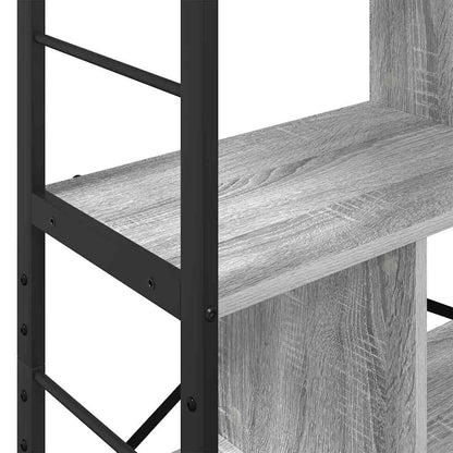 Bookshelf Grey Sonoma 75 x 30 x 156 cm Engineered Wood
