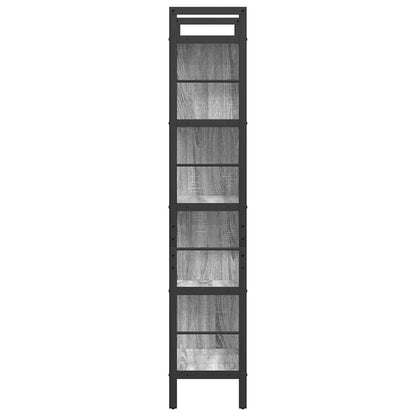 Bookshelf Grey Sonoma 75 x 30 x 156 cm Engineered Wood