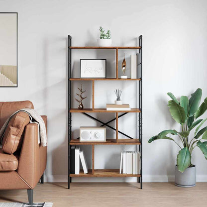 Bookshelf Old Wood 75 x 30 x 156 cm Engineered Wood