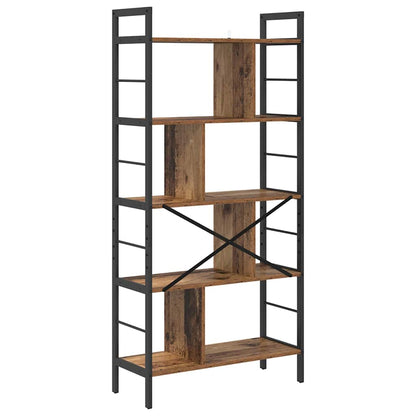 Bookshelf Old Wood 75 x 30 x 156 cm Engineered Wood