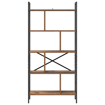 Bookshelf Old Wood 75 x 30 x 156 cm Engineered Wood