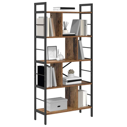 Bookshelf Old Wood 75 x 30 x 156 cm Engineered Wood