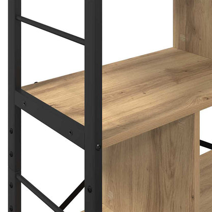 Bookshelf Artisan Oak 75 x 30 x 156 cm Engineered Wood