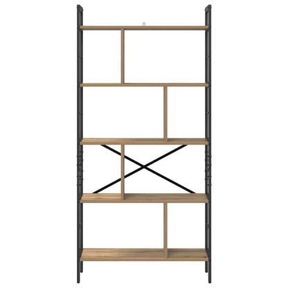Bookshelf Artisan Oak 75 x 30 x 156 cm Engineered Wood