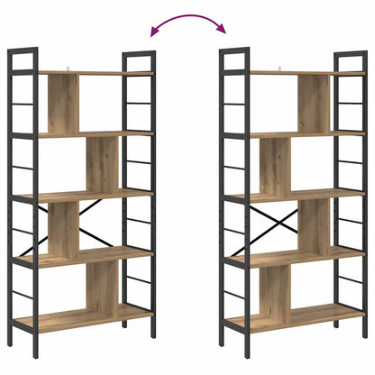 Bookshelf Artisan Oak 75 x 30 x 156 cm Engineered Wood