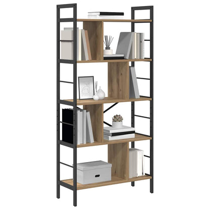 Bookshelf Artisan Oak 75 x 30 x 156 cm Engineered Wood