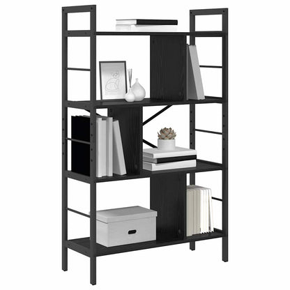 Bookshelf Black Oak 75 x 30 x 123.5 cm Engineered Wood