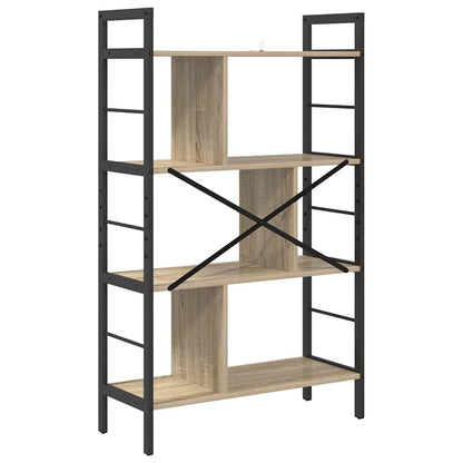 Bookshelf Sonoma Oak 75 x 30 x 123.5 cm Engineered Wood