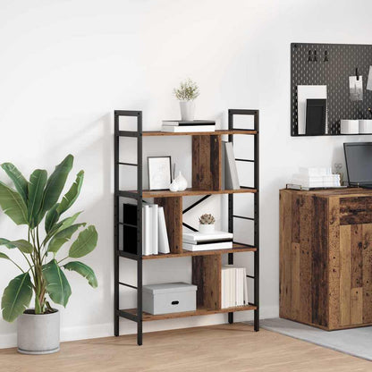 Bookshelf Old Wood 75 x 30 x 123.5 cm Engineered Wood