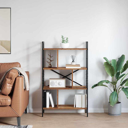 Bookshelf Old Wood 75 x 30 x 123.5 cm Engineered Wood