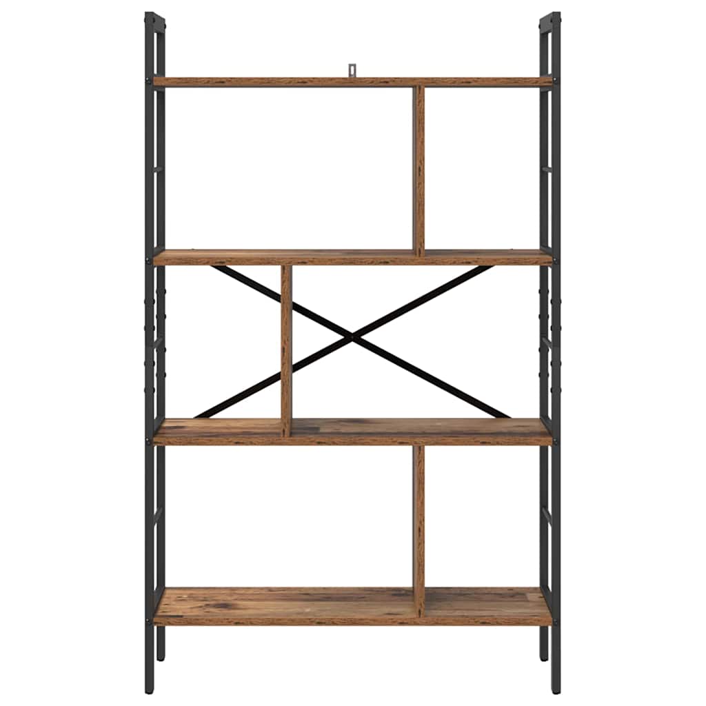 Bookshelf Old Wood 75 x 30 x 123.5 cm Engineered Wood
