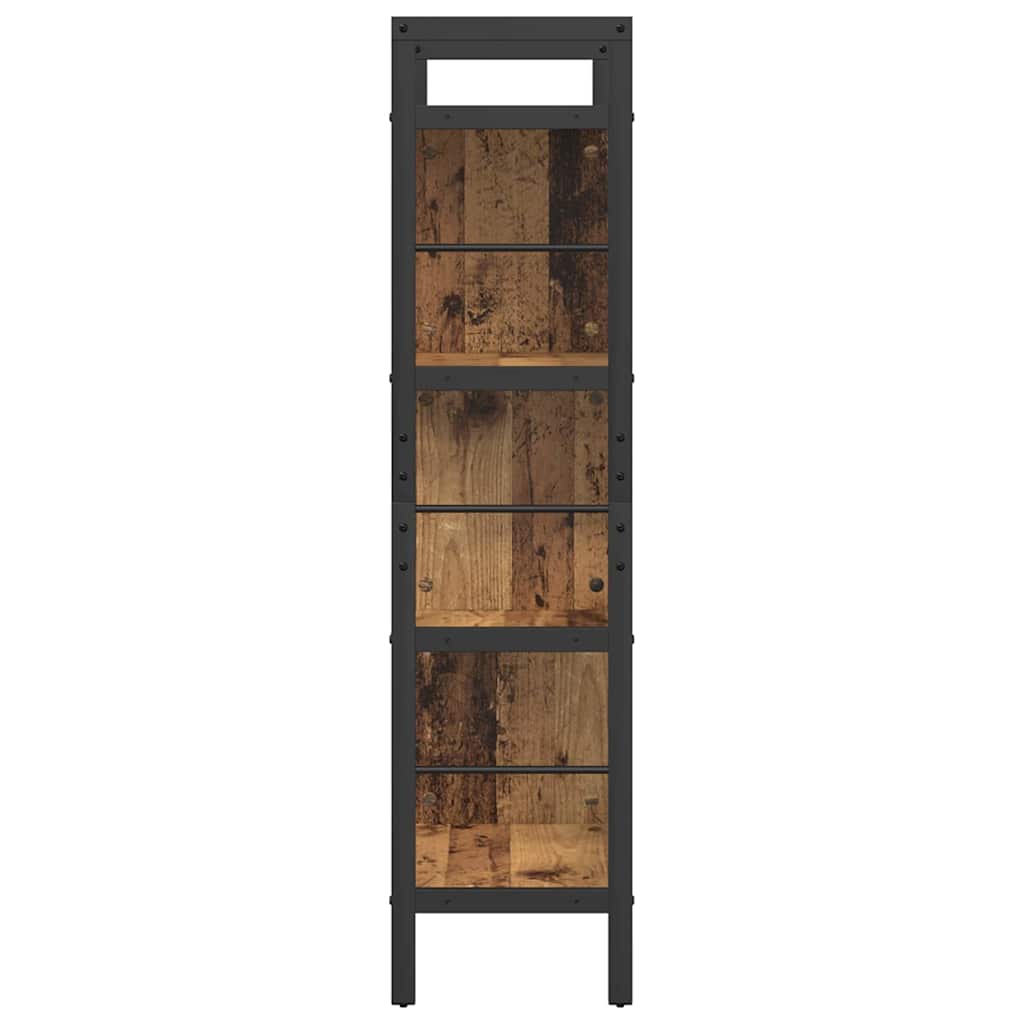 Bookshelf Old Wood 75 x 30 x 123.5 cm Engineered Wood