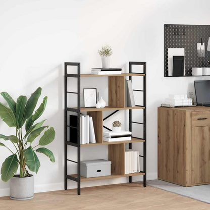 Bookshelf Artisan Oak 75 x 30 x 123.5 cm Engineered Wood