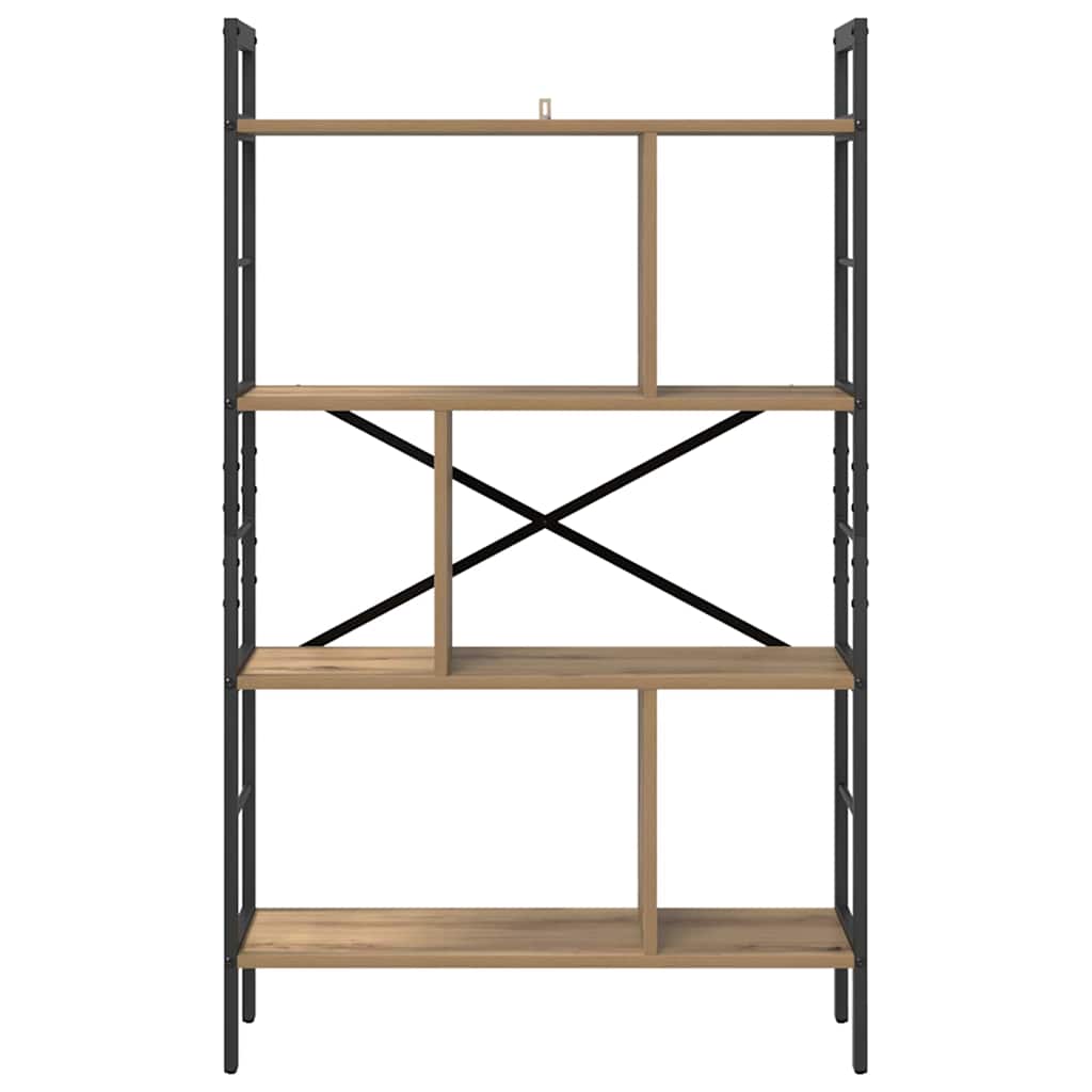 Bookshelf Artisan Oak 75 x 30 x 123.5 cm Engineered Wood