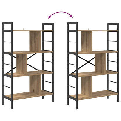 Bookshelf Artisan Oak 75 x 30 x 123.5 cm Engineered Wood